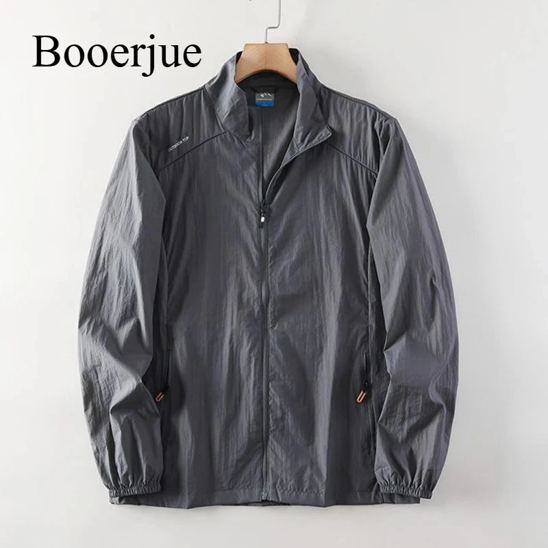 Men Sunscreen Windbreaker Jacket