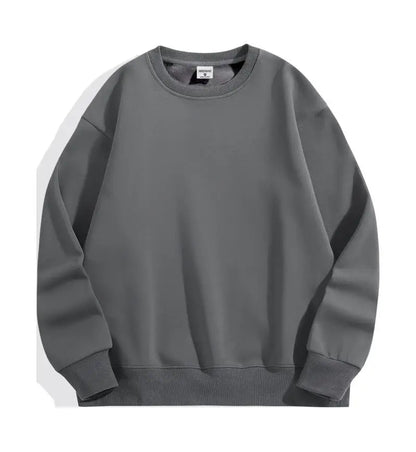 500GSM Heavy Weight Fashion Men'S Hoodies New Autumn Winter Casual Thick Cotton Men Top Solid Color Hoodies Sweatshirt Pullover
