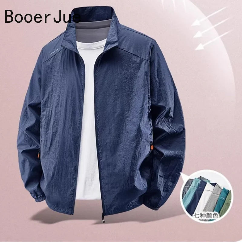 Men Sunscreen Windbreaker Jacket