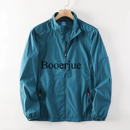 Men Sunscreen Windbreaker Jacket