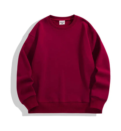 500GSM Heavy Weight Fashion Men'S Hoodies New Autumn Winter Casual Thick Cotton Men Top Solid Color Hoodies Sweatshirt Pullover