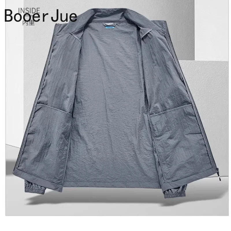 Men Sunscreen Windbreaker Jacket