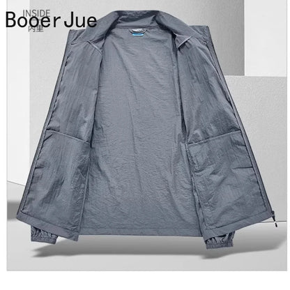 Men Sunscreen Windbreaker Jacket