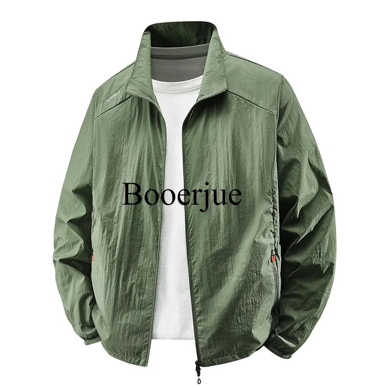 Men Sunscreen Windbreaker Jacket