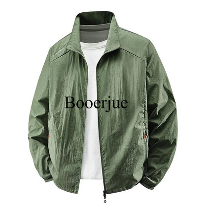 Men Sunscreen Windbreaker Jacket
