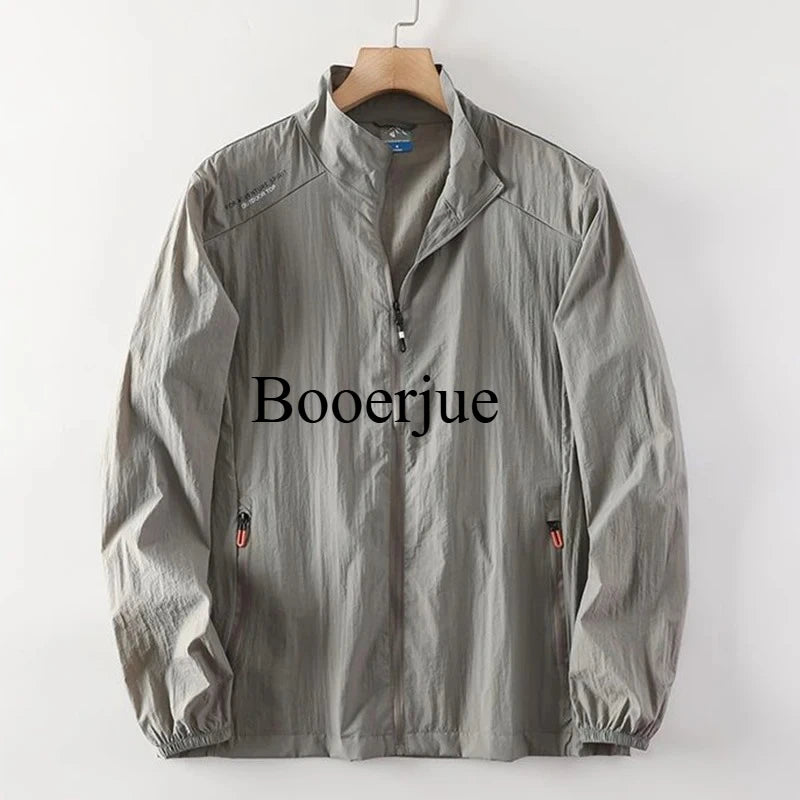 Men Sunscreen Windbreaker Jacket