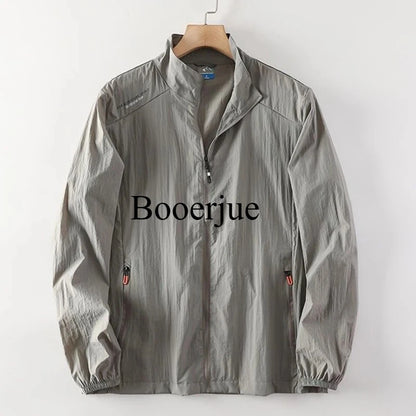 Men Sunscreen Windbreaker Jacket