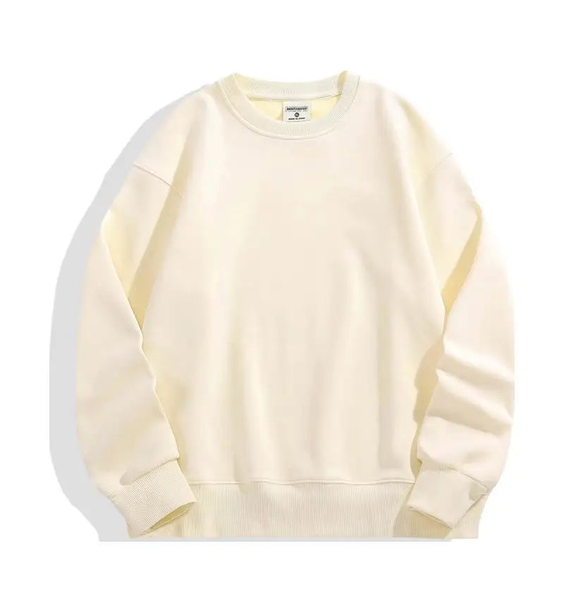 500GSM Heavy Weight Fashion Men'S Hoodies New Autumn Winter Casual Thick Cotton Men Top Solid Color Hoodies Sweatshirt Pullover