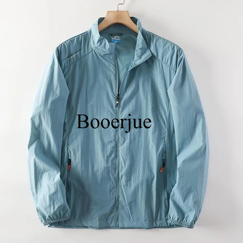 Men Sunscreen Windbreaker Jacket
