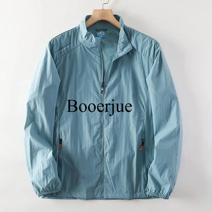 Men Sunscreen Windbreaker Jacket
