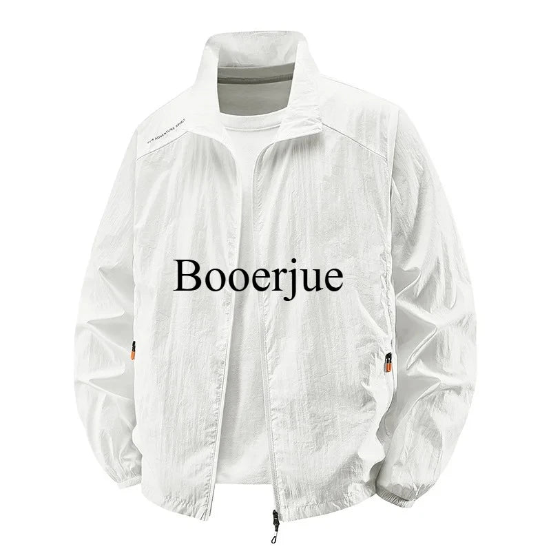 Men Sunscreen Windbreaker Jacket